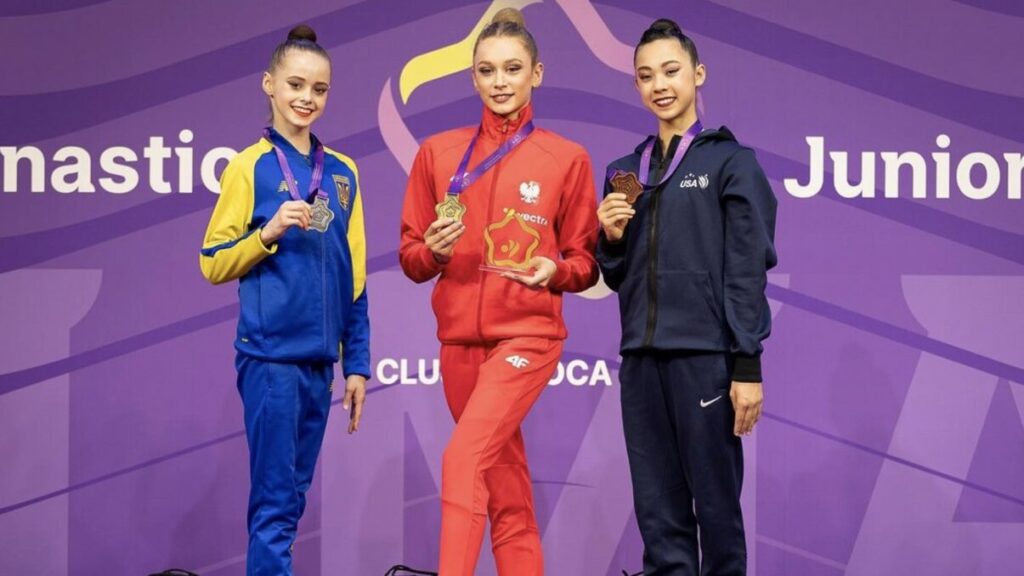 Українка Таїсія Онофрійчук здобула срібло на юніорському чемпіонаті світу з художньої гімнастики: усі результати