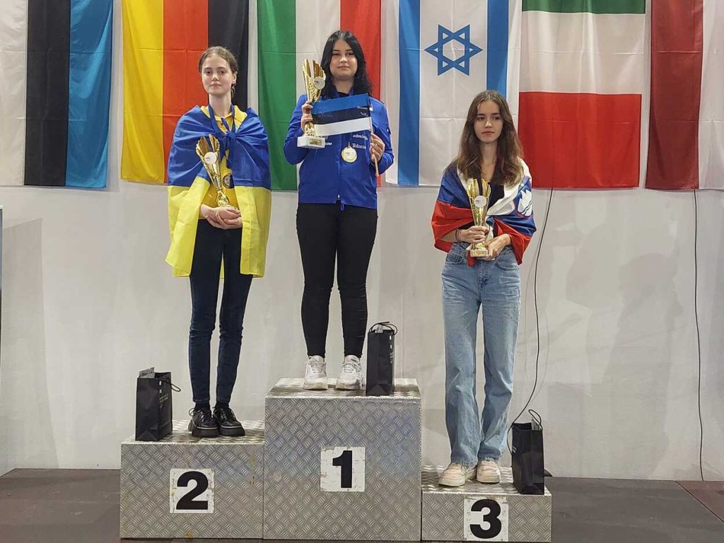 Криворізька шахістка Юліана Мінаєва здобула дві нагороди на чемпіонаті Європи