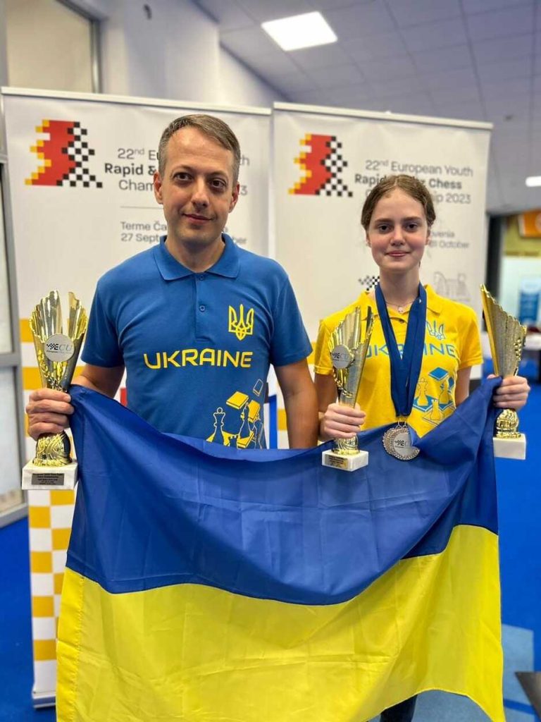 Криворізька шахістка Юліана Мінаєва здобула дві нагороди на чемпіонаті Європи