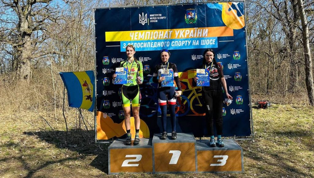 Кам'янчанка Катерина Танцура - бронзова призерка чемпіонату України з велосипедного спорту