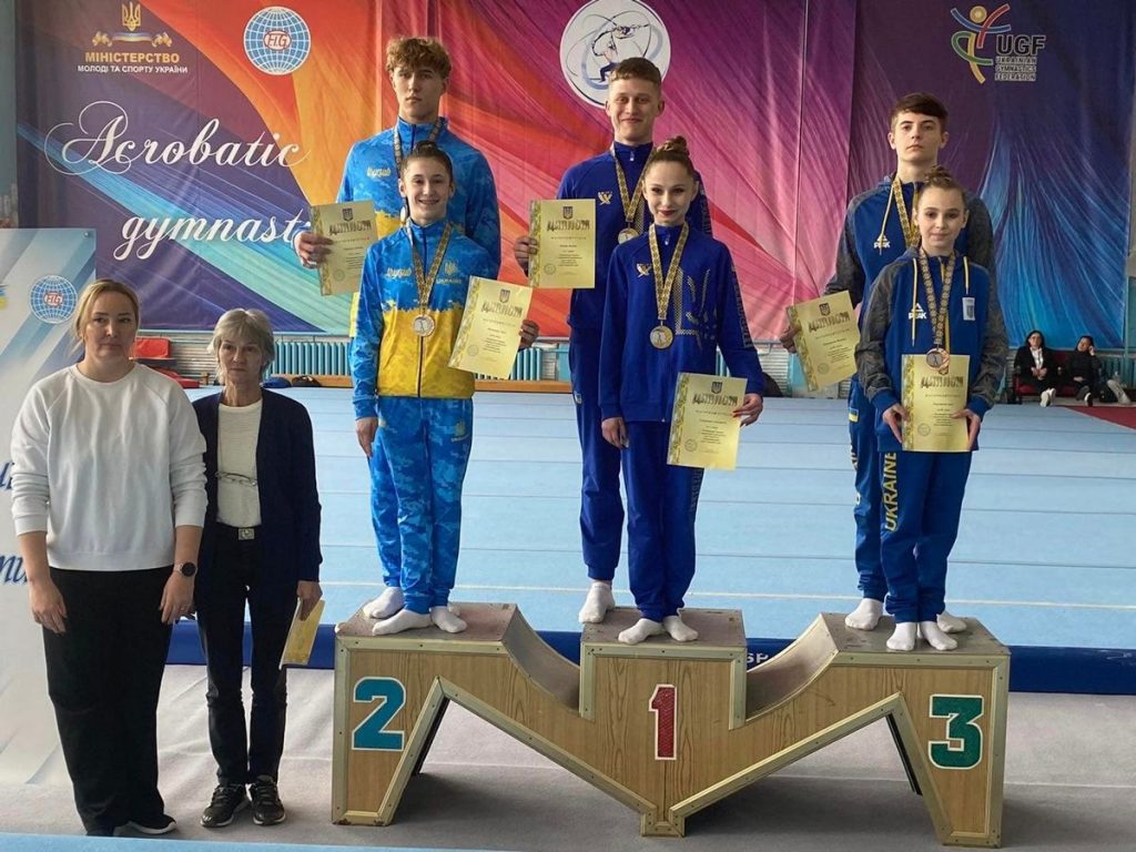 Кам'янські акробати стали призерами чемпіонату України в Вінниці