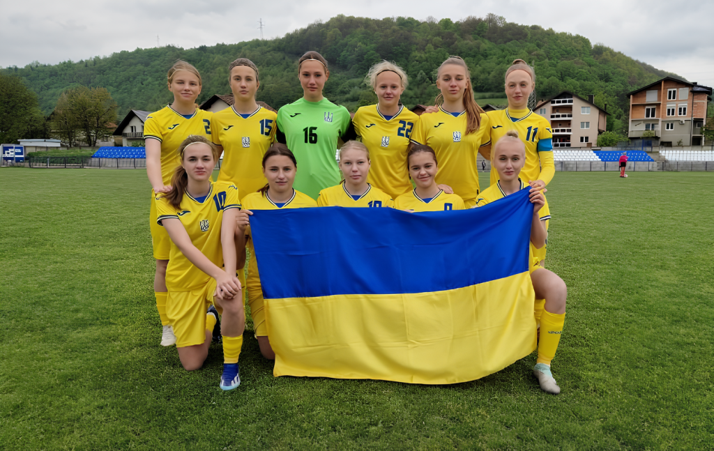 Девичья сборная Украины по футболу одержала победу на турнире развития УЕФА