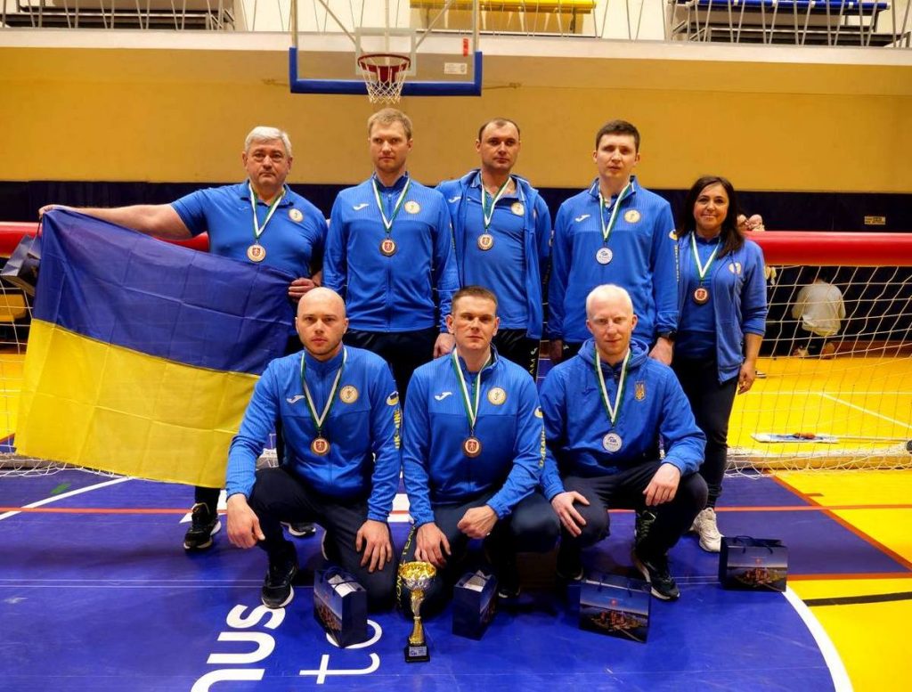 Українські паралімпійці посіли третє місце на міжнародному турнірі з голболу