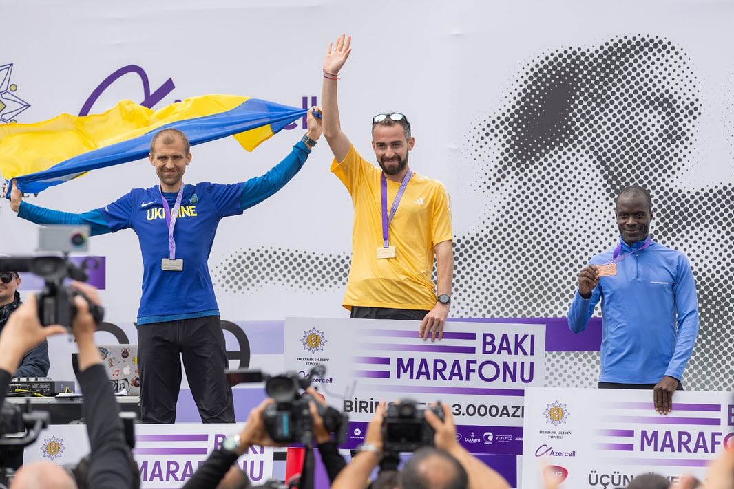 Українські легкоатлети другий рік поспіль виграють медалі півмарафону в Баку