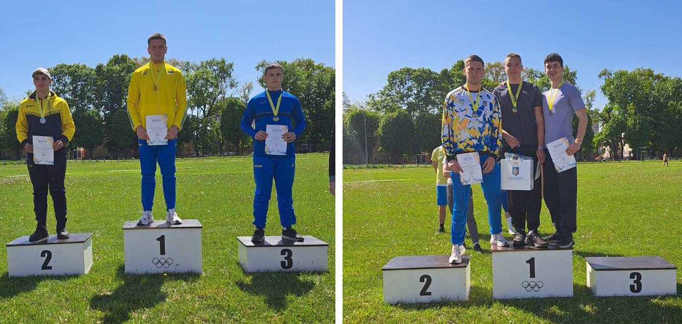 Спортсмени Дніпропетровщини стали призерами Всеукраїнських змаганнях з легкоатлетичних метань