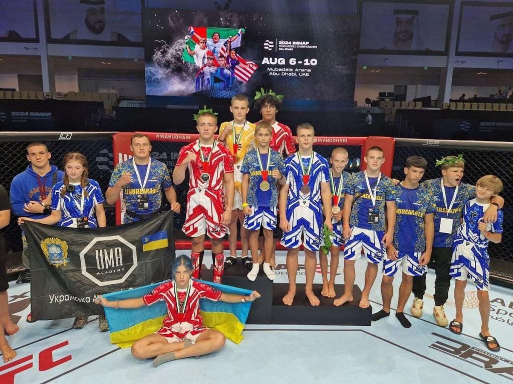 Українська збірна U16 перемогла на чемпіонаті світу зі змішаних єдиноборств ММА