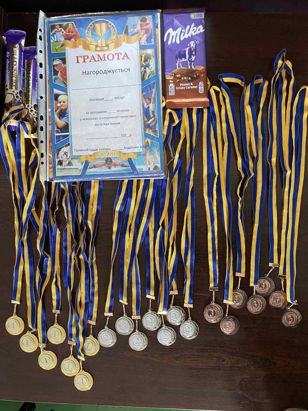 У Кам'янському пройшов чемпіонат міста зі спортивної гімнастики