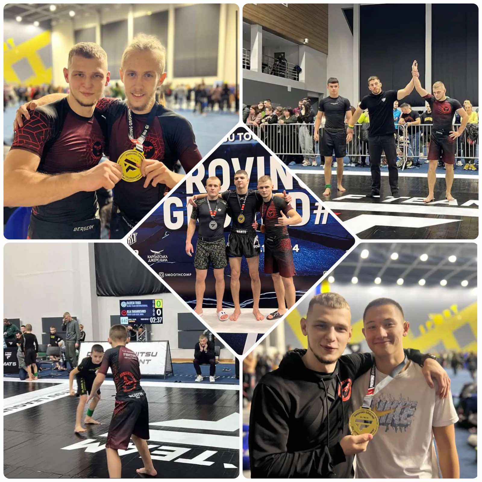 Кам'янчани здобули перемоги на престижному турнірі F-Team Jiu Jitsu Tournament