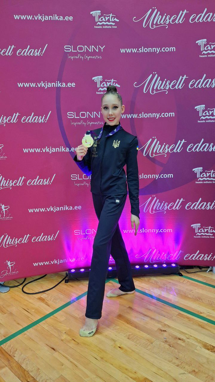 Гімнастки з Дніпра стали призерками турніру "Miss Valentine-2025" в Естонії