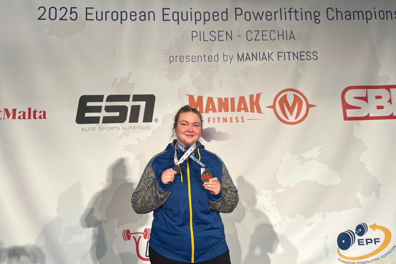 Кам'янчанка Віра Попруга виборола "бронзу" на чемпіонаті Європи з пауерліфтингу