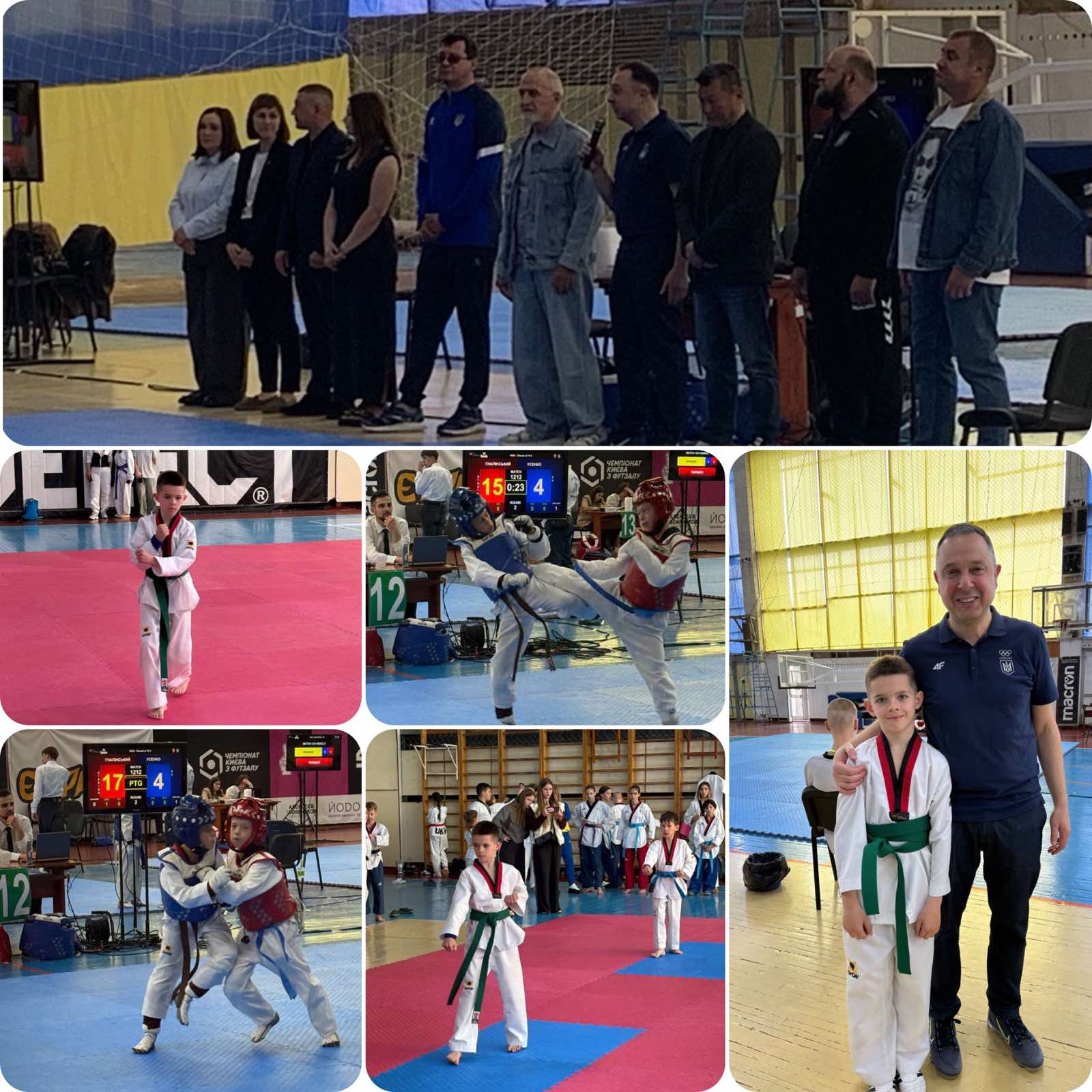 Кам'янські тхеквондисти здобули медалі на Чемпіонаті України та Кубку Президента у Києві