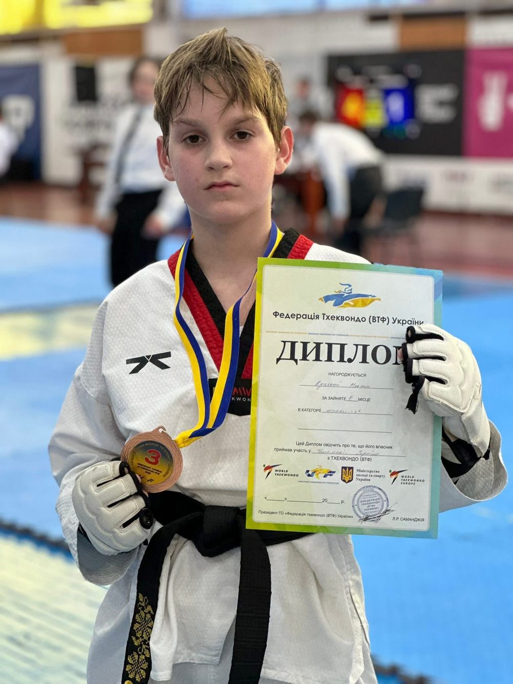 Кам'янські тхеквондисти здобули медалі на Чемпіонаті України та Кубку Президента у Києві
