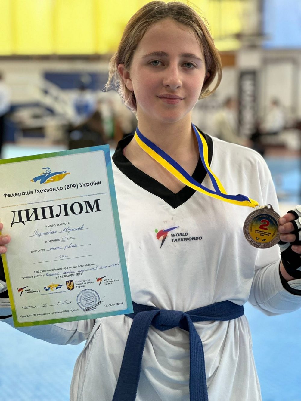 Кам'янські тхеквондисти здобули медалі на Чемпіонаті України та Кубку Президента у Києві