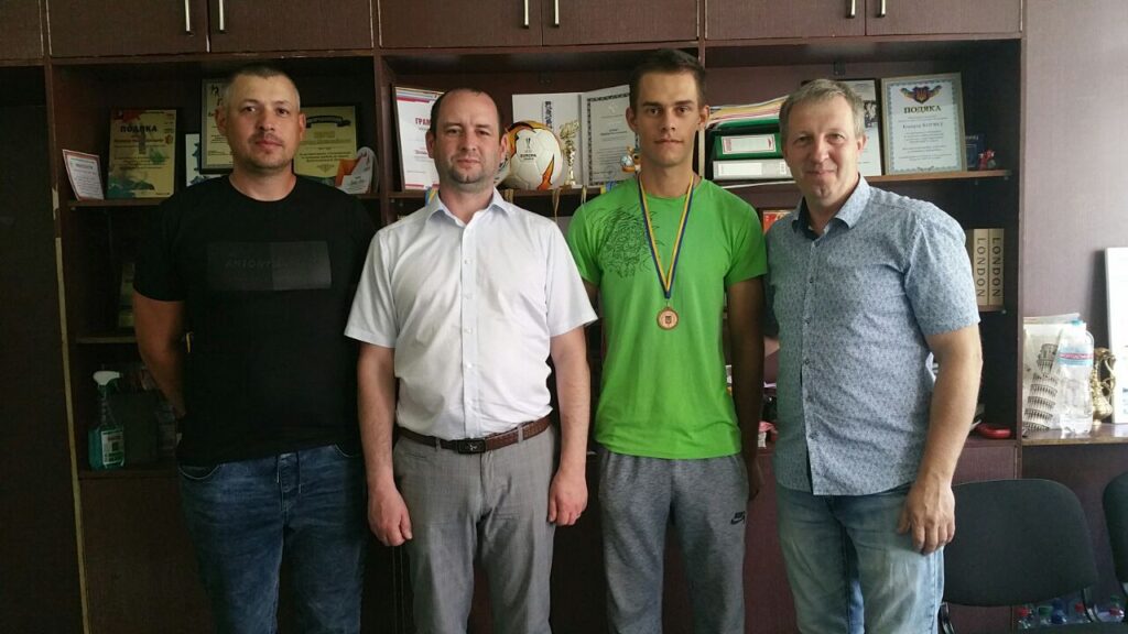 В Каменском чествовали призера всеукраинских соревнований