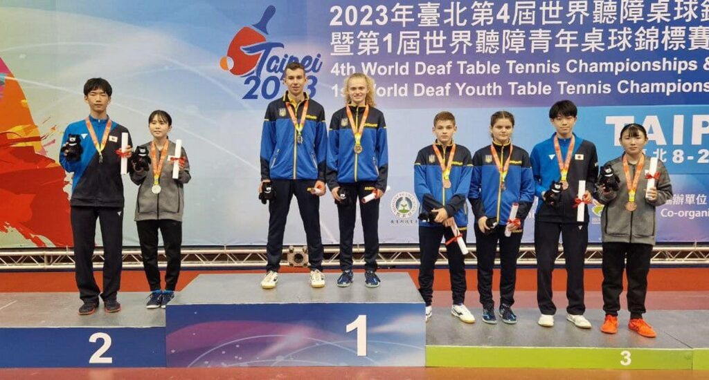 Українські дефтенісисти завоювали 7 медалей чемпіонату світу