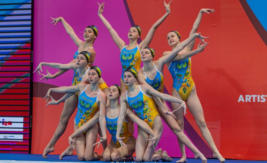 Сборная Украины по артистическому плаванию покоряет чемпионат Европы