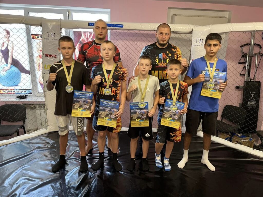 Юні бійці Кам’янського вибороли 7 медалей всеукраїнського турніру UFmma