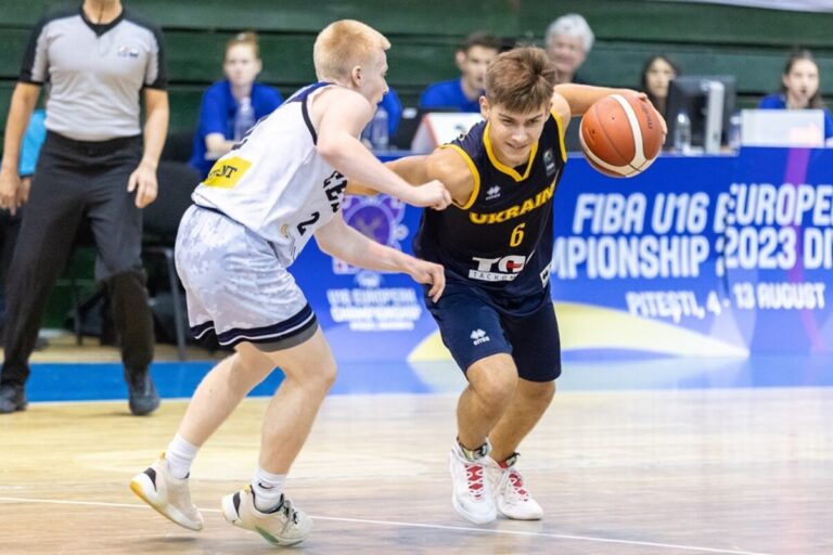 Сборная Украины по баскетболу уступила Эстонии на чемпионате Европы U16