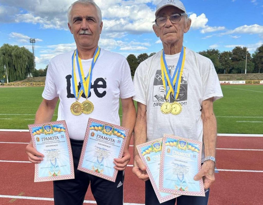 95-летний легкоатлет установил два рекорда Украины