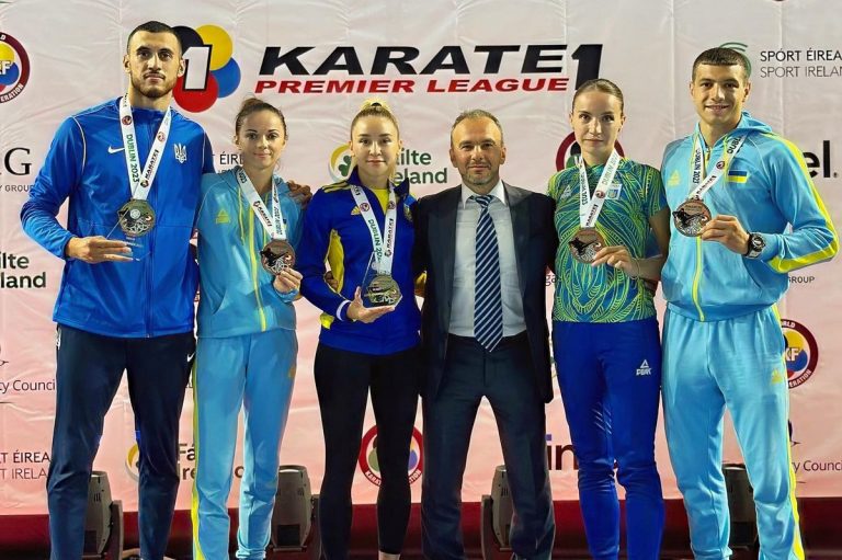 Украинские каратисты вернулись с наградами из Дублина