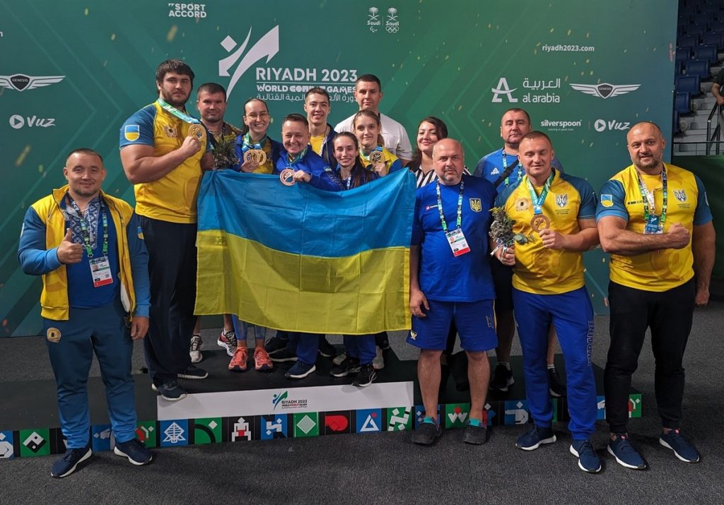Українські армреслери вибороли 14 медалей Всесвітніх ігор єдиноборств