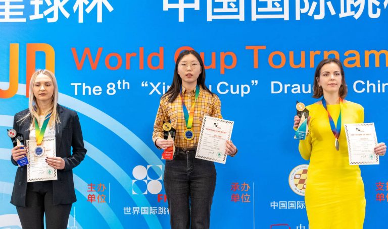 Шашистка Вікторія Мотрічко стала бронзовим призером Всесвітнього чемпіонату в Китаї