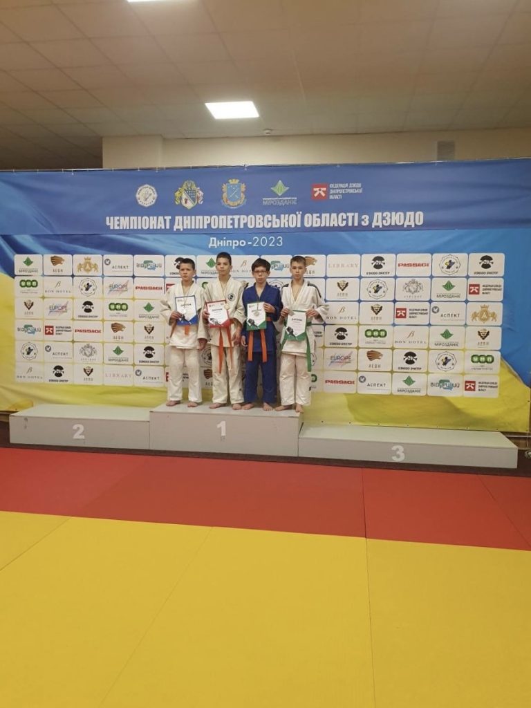 Кам'янчани відзначились на чемпіонаті Дніпропетровської області з дзюдо
