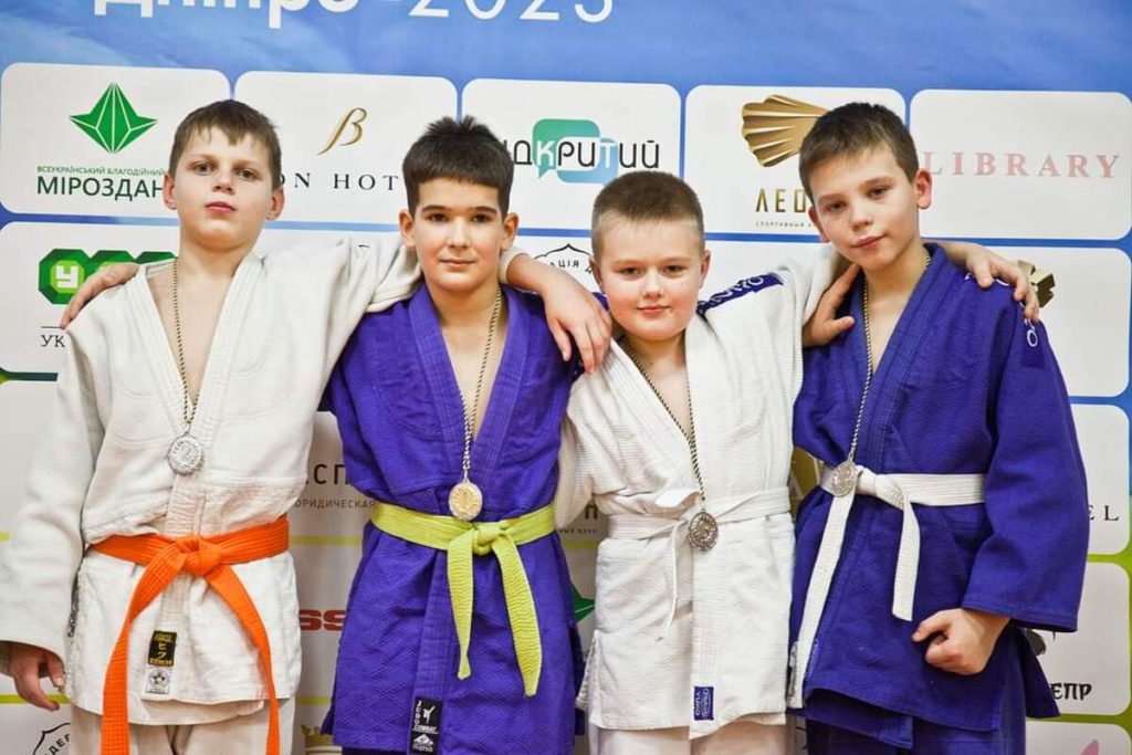 В Днепре прошел предпоследний этап Детской Лиги дзюдо