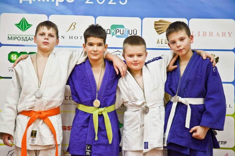 В Днепре прошел предпоследний этап Детской Лиги дзюдо