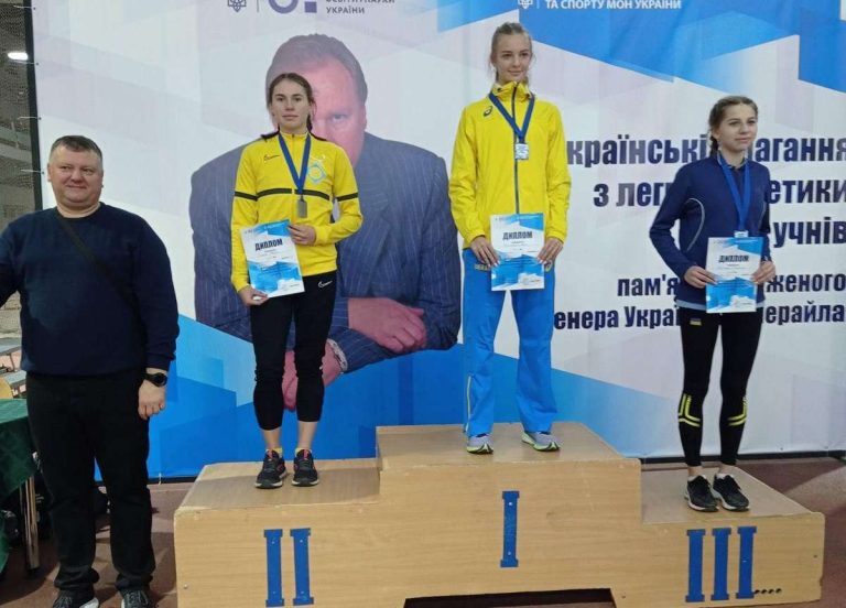 Днепровские спортсменки – призерки всеукраинских соревнований по легкой атлетике