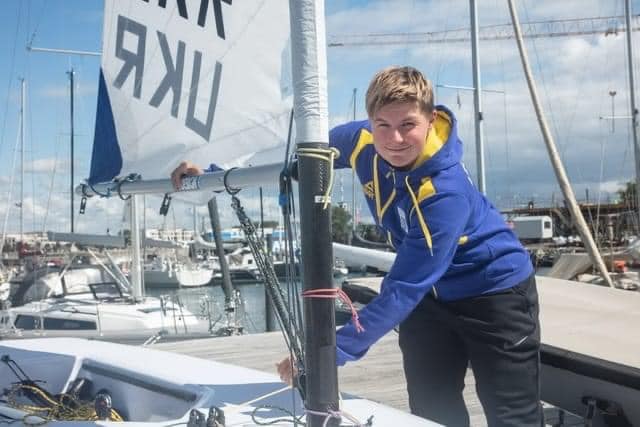 Днепрянка София Науменко - бронзовый призер Кубка Европы по парусному спорту 1 Софія Науменко