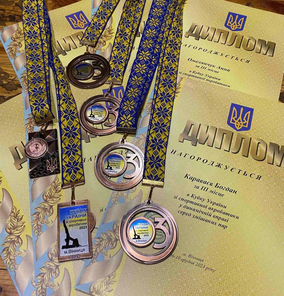 Кам'янські акробати стали "бронзовими" призерами Кубка України