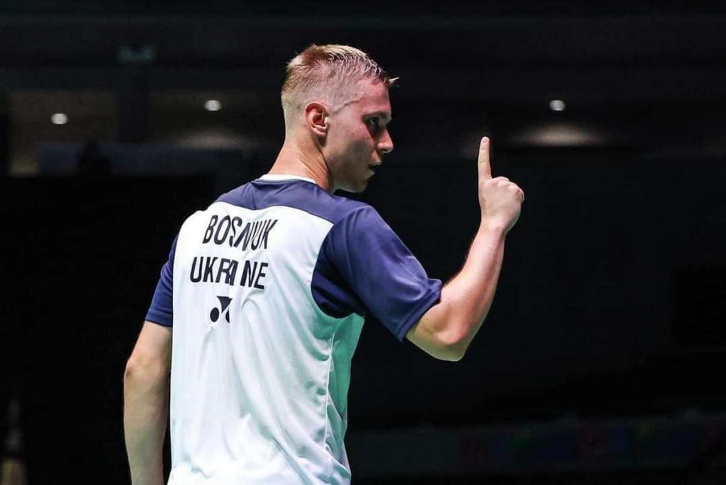 Днепровский бадминтонист Даниил Боснюк пробился в четвертьфинал YONEX Estonian International 2024