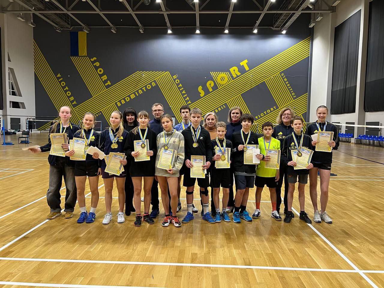 У Дніпрі пройшов фінал чемпіонату області з бадмінтону