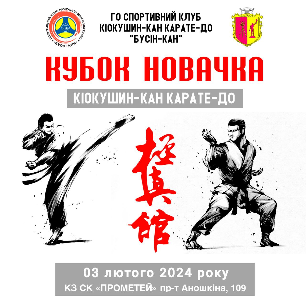 Каратистов Каменского приглашают побороться за Кубок новичка