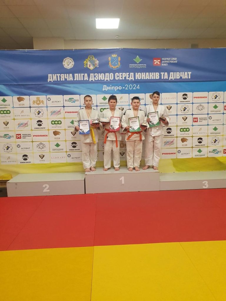 Каменчане соревновались на первом этапе Детской лиги по дзюдо