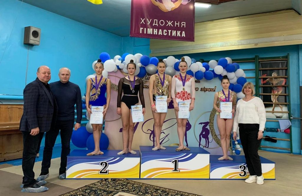 В Каменском прошел чемпионат города по художественной гимнастике