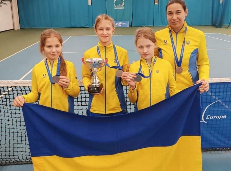 Кам’янські тенісистки у складі збірної України стали срібними призерками чемпіонату Європи