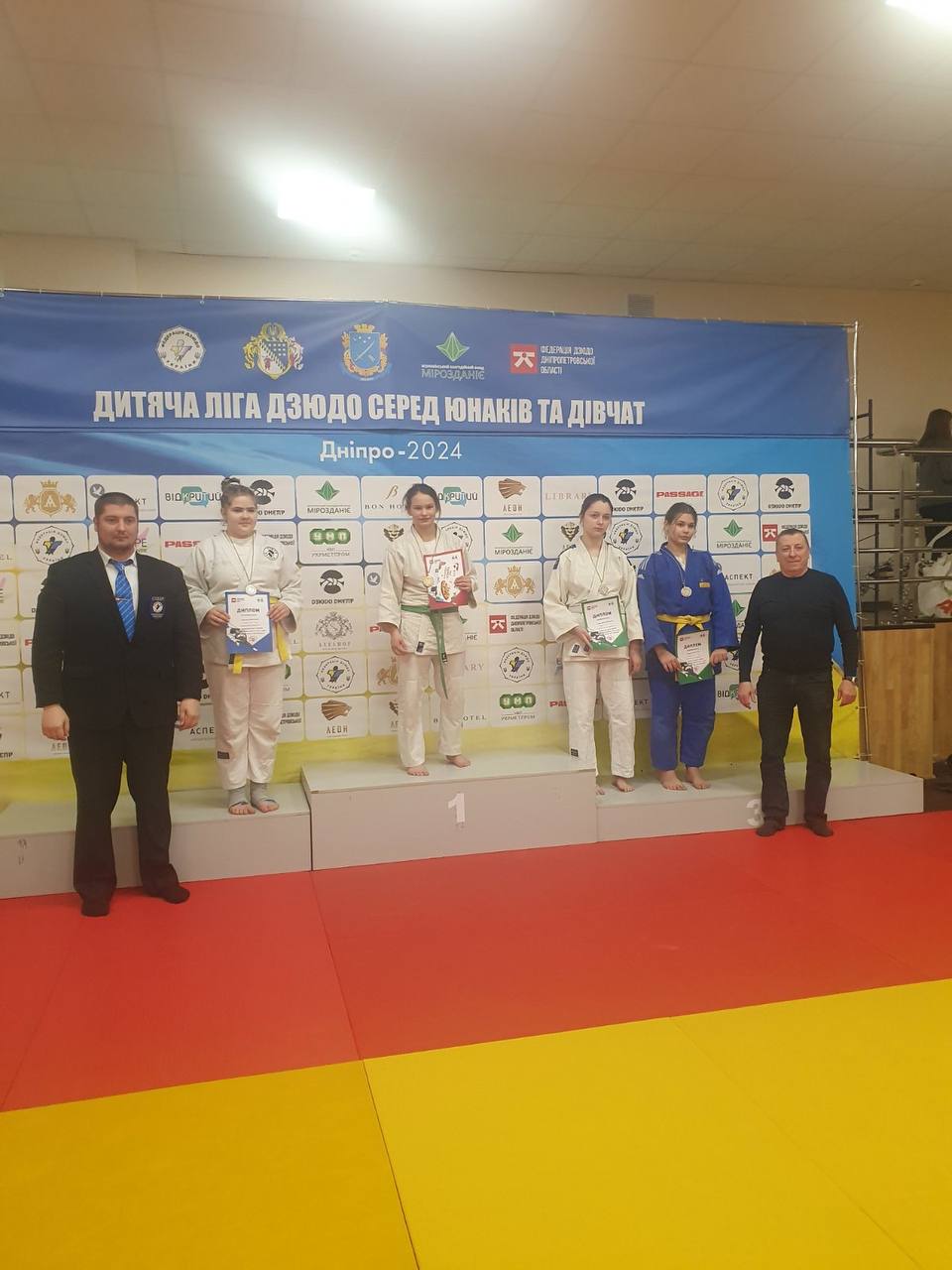 Спортсмены Каменского победили на очередном этапе Детской лиги по дзюдо