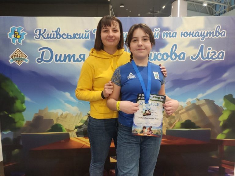 Кам’янська шашкістка Мирослава Бердник стала призеркою “Дитячої шашкової ліги”