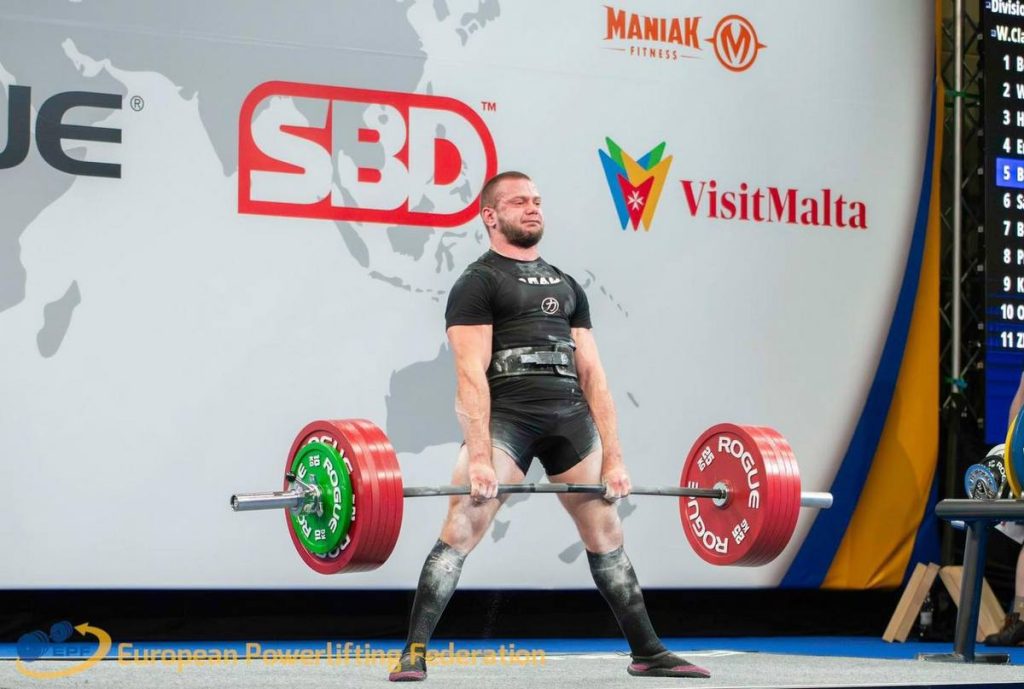 Сборная Украины завоевала три медали на чемпионате Европы по классическому пауэрлифтингу