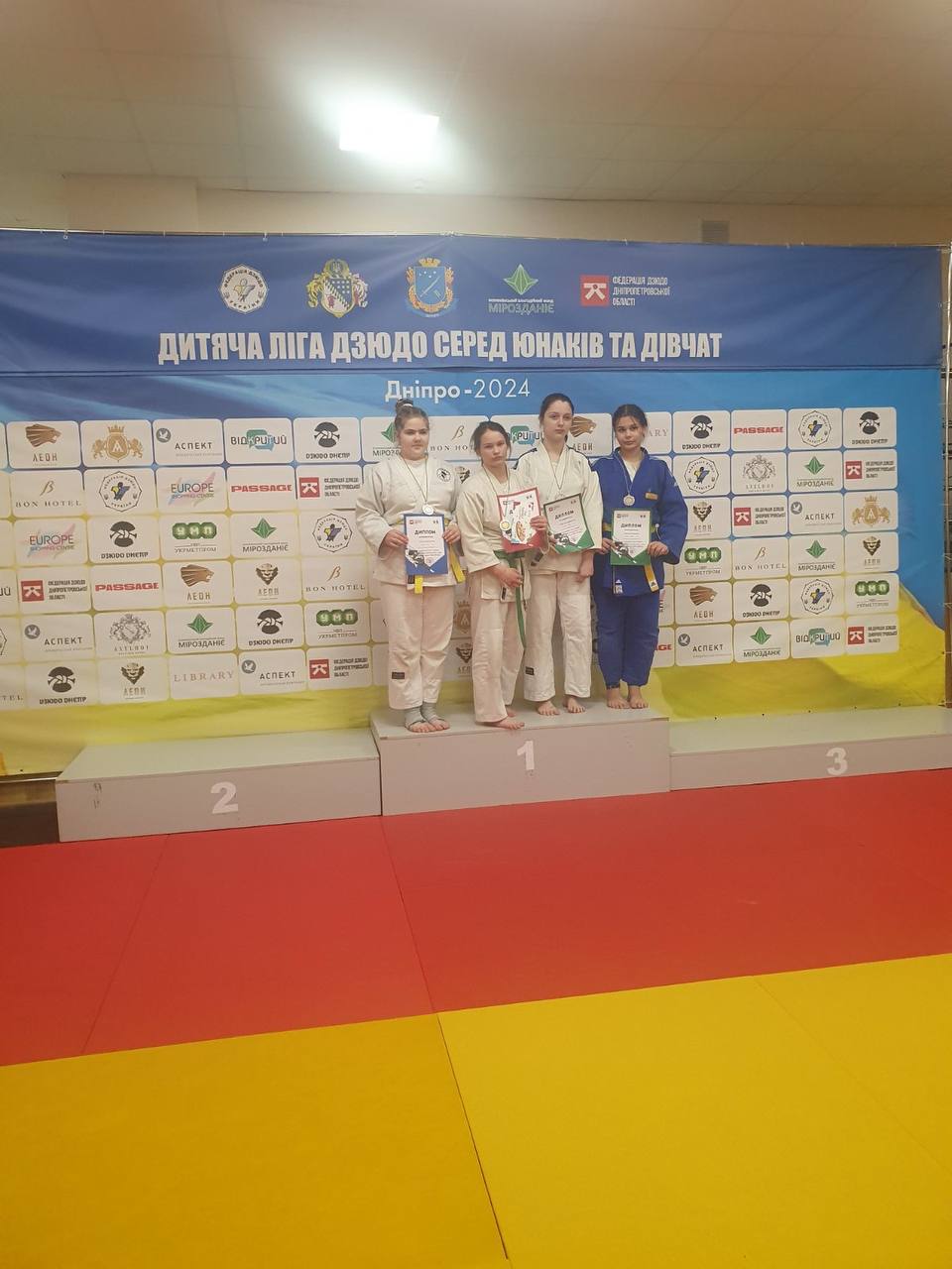 Спортсмены Каменского победили на очередном этапе Детской лиги по дзюдо