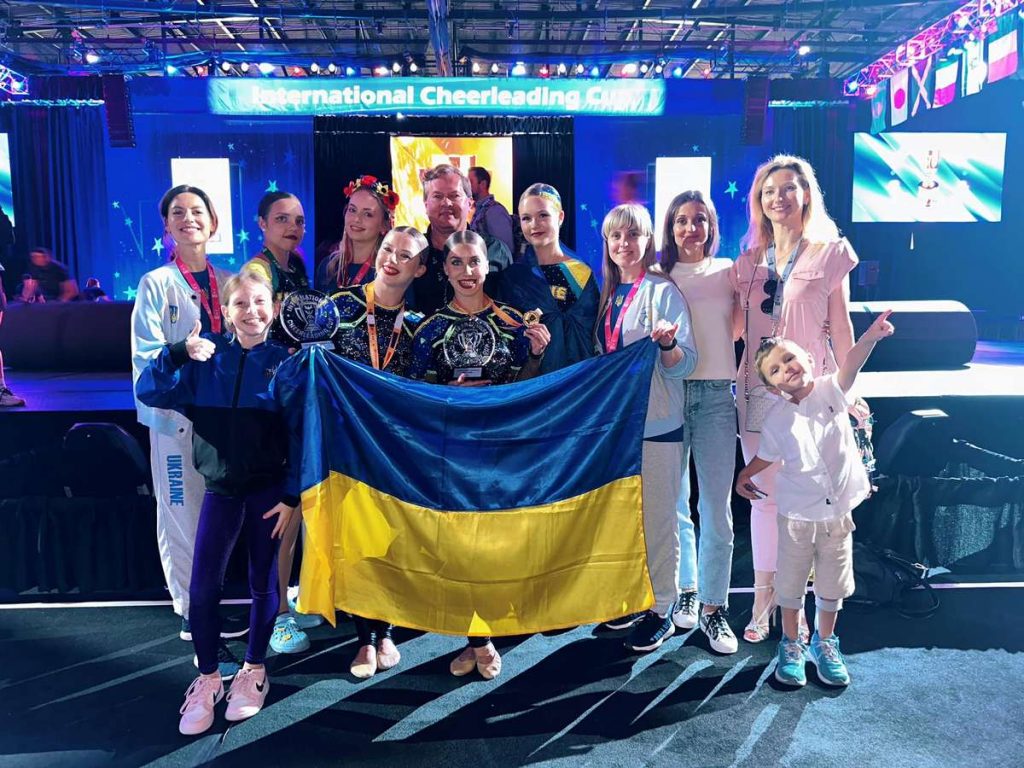 Каменчанка в составе сборной Украины выиграла Кубок Международного черлиденгового союза