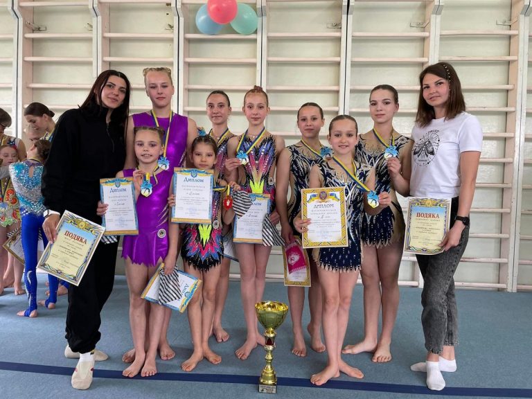 Каменские акробаты стали призерами чемпионата города в Луцке