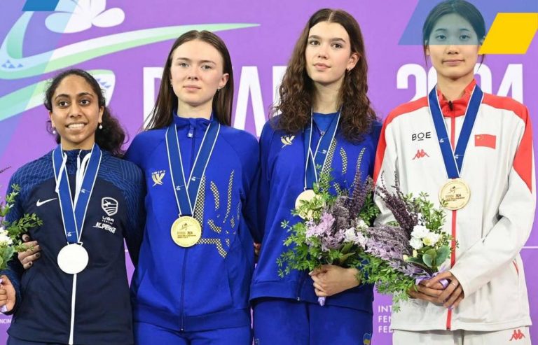 Українські фехтувальниці – призерки чемпіонату світу серед кадетів та юніорів
