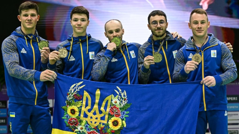 Украина завоевала первое место в медальном зачете взрослого чемпионата Европы по спортивной гимнастике