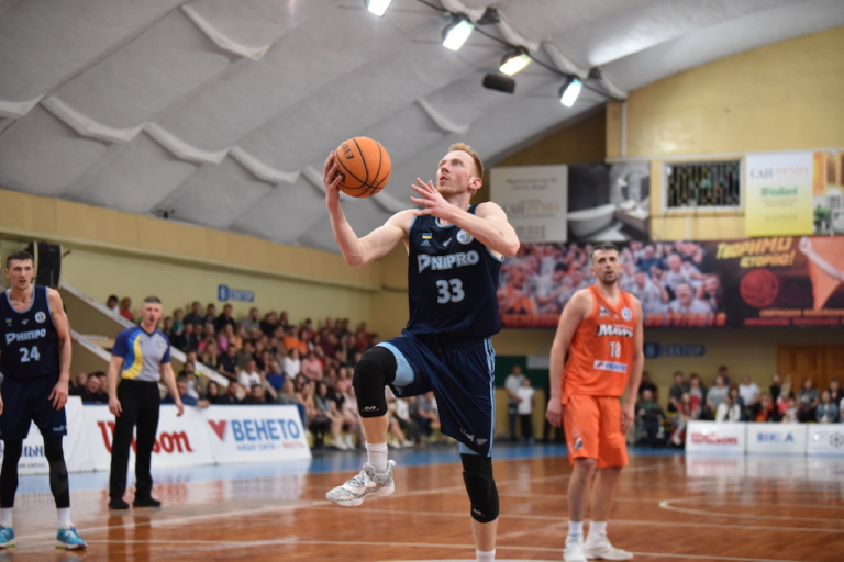 «Днепр» одерживает победу над «Черкасскими мавпами» в 1/2 финала плей-офф Суперлиги