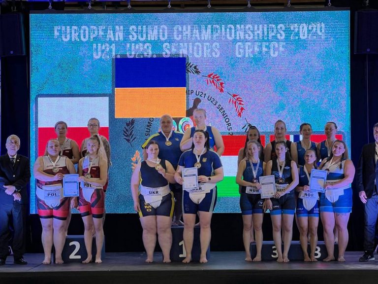 Украинские сумоисты стали первыми на чемпионате Европы