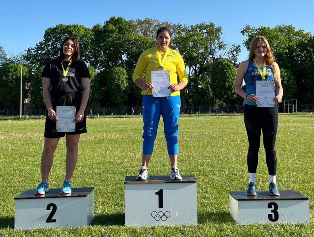 Спортсмени Дніпропетровщини стали призерами Всеукраїнських змагань з легкоатлетичних метань