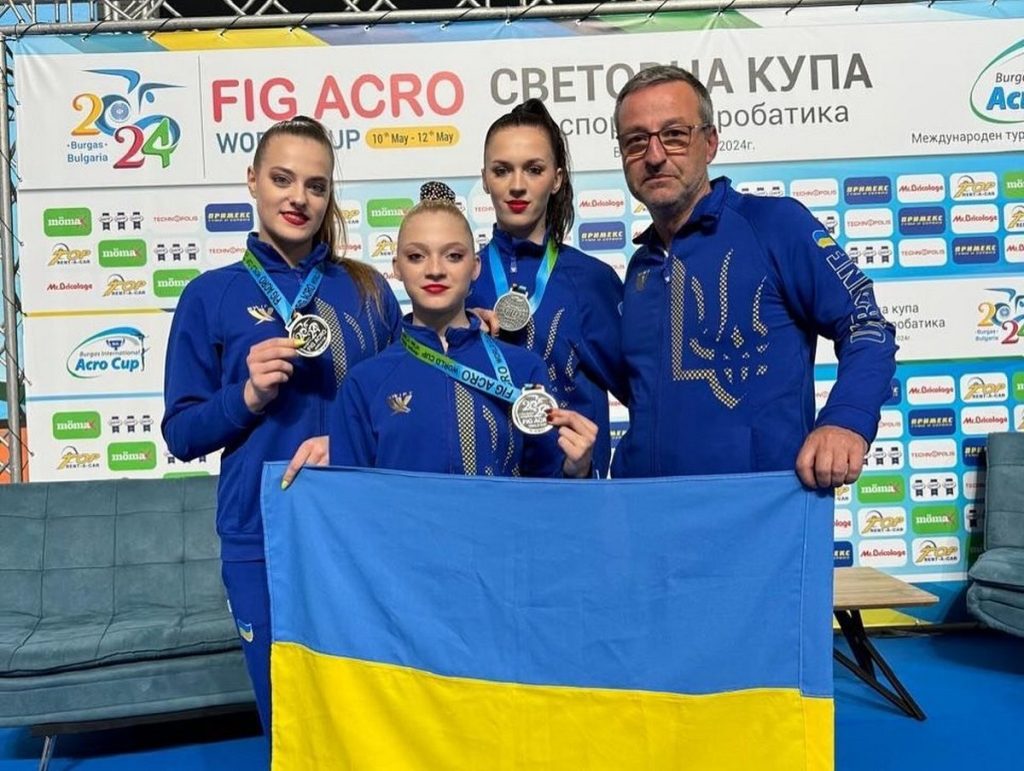 Українські гімнасти стали призерами міжнародного турніру в Болгарії